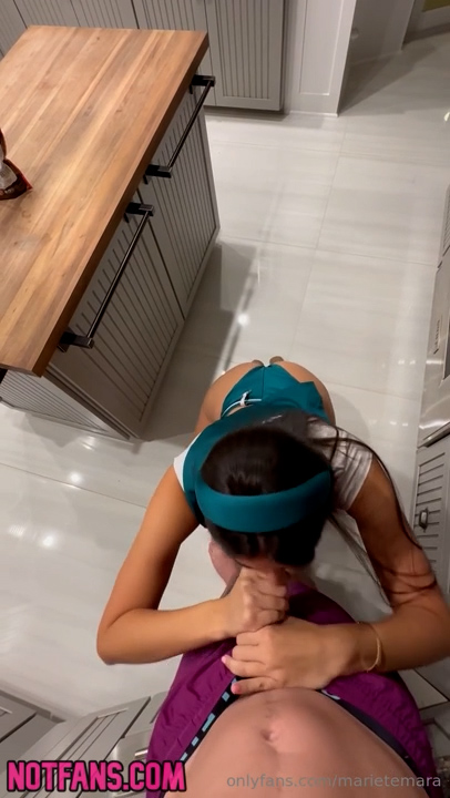 Marie Temara new POV Kitchen Sextape by Onlyfans Hot