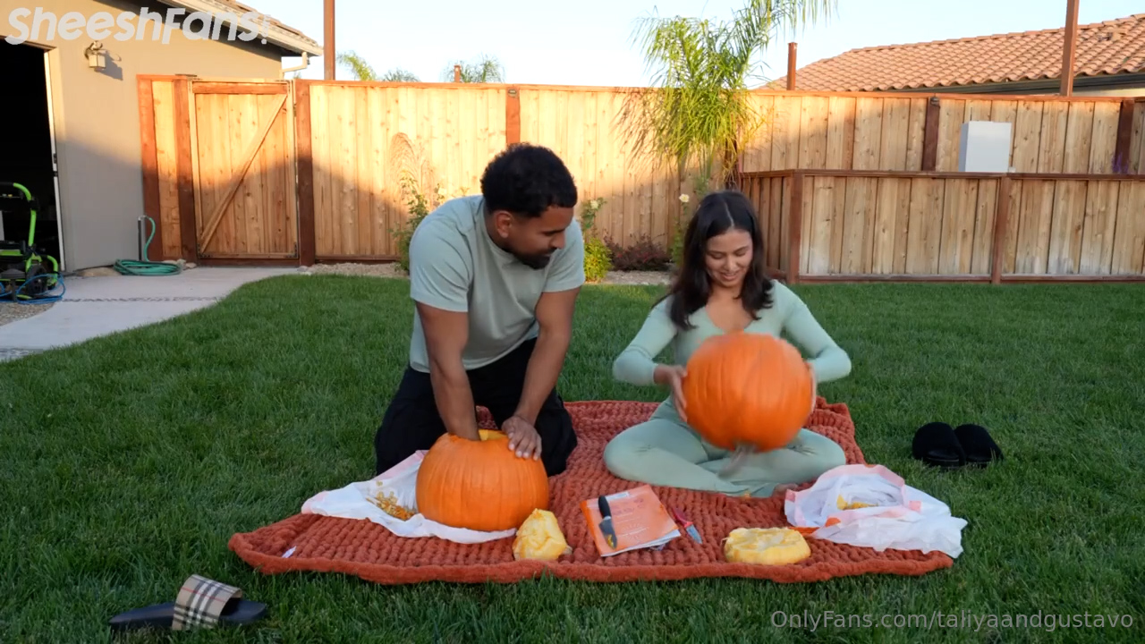 Taliyah and Gustavo Outdoor Halloween Sextape by Onlyfans