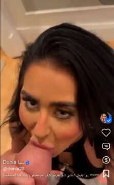 Donia Somrani Deepthroat big Cock orgasm – Onlyfans Sextape